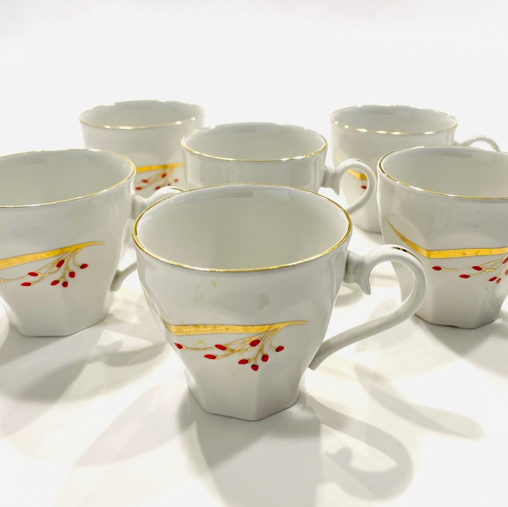 Tognana Italy Set of Six Espresso Cups